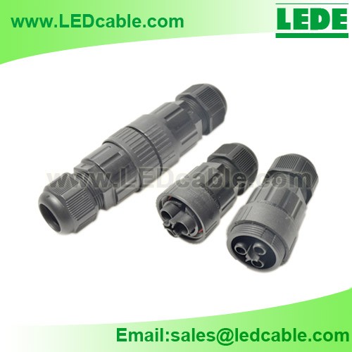 Ip68 waterproof cable connector, screw type